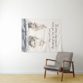  twee zeilschepen op het Zee Johan Teyler Wandkleed (In Situ (horizontaal))