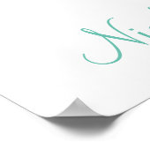 Twee Ziektepaarden Waterverf Beach Poster Banner (Hoek)