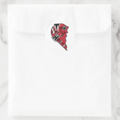 Twee Zielen Eén Hart Ronde Sticker (Tas)