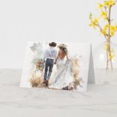 Twee zielen, een reis van liefde kaart (Gele Bloem)