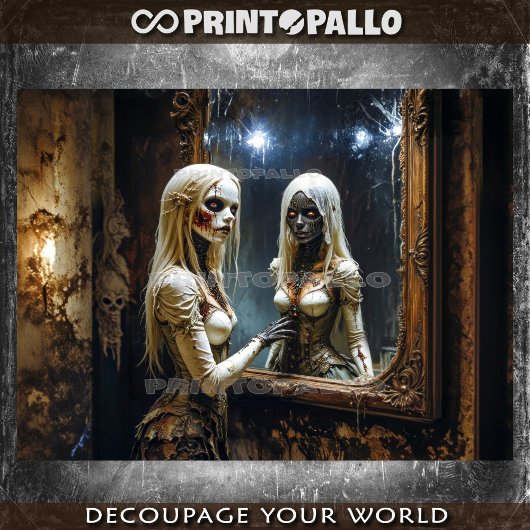 Twee zielen, één spiegel. Ben jij mijn zus? Tissuepapier