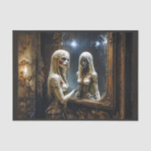 Twee zielen, één spiegel. Ben jij mijn zus? Tissuepapier (Voorkant)