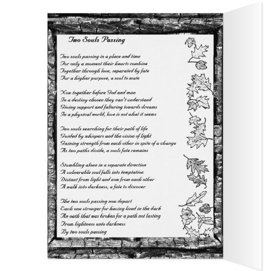 Twee zielen passeren (Binnen (Links))