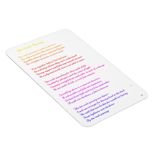 Twee zielen passeren magneet (Rechterzijde)