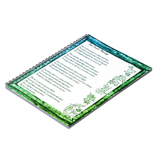 Twee zielen passeren notitieboek (Linkerzijde)