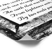 Twee zielen passeren poster (Hoek)