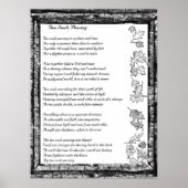 Twee zielen passeren poster (Voorkant)