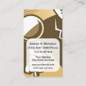 Twee zijdelings particulier onderzoek visitekaartje (Achterkant)