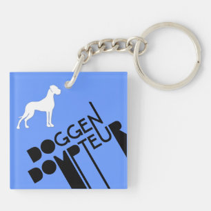 Twee zijden bedrukt sleutelhanger