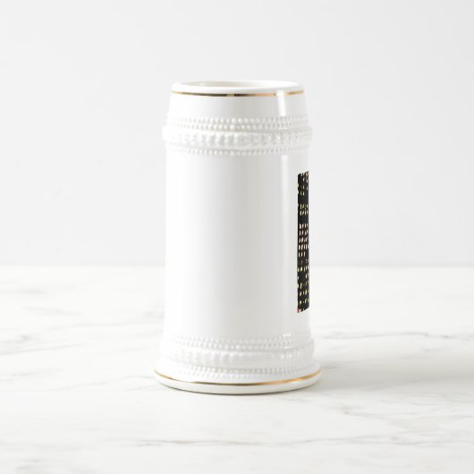 twee zijden hoog bierpul (Center)