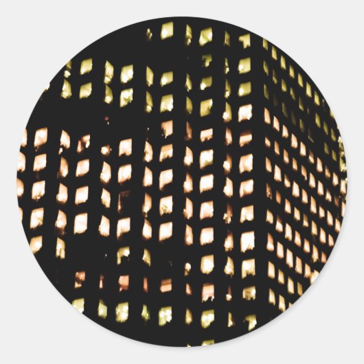 twee zijden hoog ronde sticker (Voorkant)