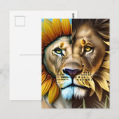 Twee zijden van de liefdesdrift briefkaart (Voorkant / Achterkant)