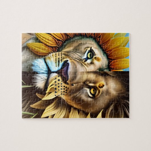 Twee zijden van de liefdesdrift legpuzzel (Horizontaal)