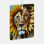 Twee zijden van de liefdesdrift metalen ornament (Voorkant Rechts)