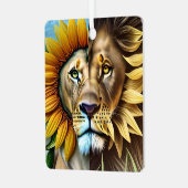 Twee zijden van de liefdesdrift metalen ornament (Voorkant links)