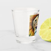 Twee zijden van de liefdesdrift shot glas (Links)