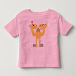 Twee zijden van dezelfde Cartoon Camel Kinder T-Sh Shirts