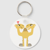Twee zijden van dezelfde Cartoon Camel Sleutelhang Sleutelhanger (Voorkant)