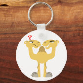 Twee zijden van dezelfde Cartoon Camel Sleutelhang Sleutelhanger (Voorkant)
