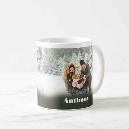 Twee zijkant, aangepaste Mok voor fotokoffie (Voorkant rechts)