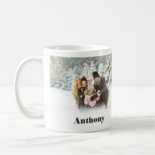 Twee zijkant, aangepaste Mok voor fotokoffie