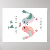 twee zijn beter dan één Christelijk poster (Voorkant)
