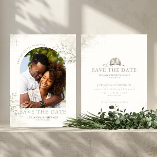 Twee Zijn Beter Dan Een Christelijke Save The Date Kaart