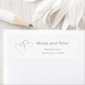 Twee Zilverhardingen met elkaar verbonden Etiket (Insitu)