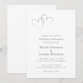 Twee Zilverhardingen met elkaar verbonden Kaart (Voorkant / Achterkant)