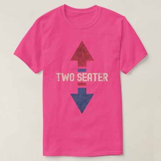 Twee zitplaatsen t-shirt (Design voorkant)