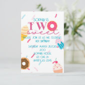 TWEE zoet Kaart (Staand voorkant)