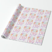 TWEE Zoete 2de Verjaardag Cadeaupapier (Uitgerold)