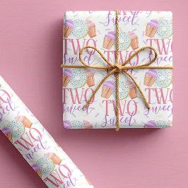 TWEE Zoete 2de Verjaardag Cadeaupapier