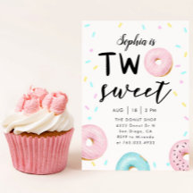 Twee zoete 2e Donut Theme Birthday Party