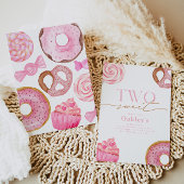 Twee zoete 2e verjaardag uitnodiging