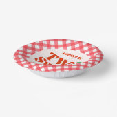 Twee zoete aardbeienfruit 2e verjaardagsfeest papieren kommen (Gebogen)