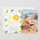 Twee zoete anananassen 2e verjaardag kaart (Voorkant)