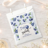 Twee zoete blauwe bessen kinderen verjaardag bedankzakje (Geknipt)
