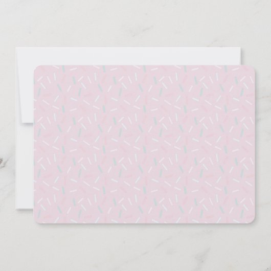 Twee zoete cupcake en donuts meisje foto 2e verjaa kaart (Achterkant)