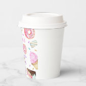 Twee zoete dessert 2e verjaardag papieren bekers (Links)