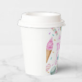 Twee zoete dessert 2e verjaardag papieren bekers (Rechts)