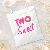 Twee zoete donut 2e verjaardag bedankzakje (Geknipt)