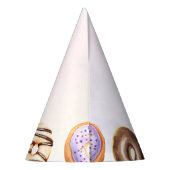 Twee zoete donut 2e verjaardag feesthoedjes (Achterkant)