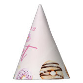 Twee zoete donut 2e verjaardag feesthoedjes (Rechts)