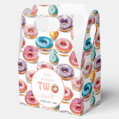 Twee Zoete Donuts 2e Verjaardagsfeestje Bedankdoosjes (Geopend)