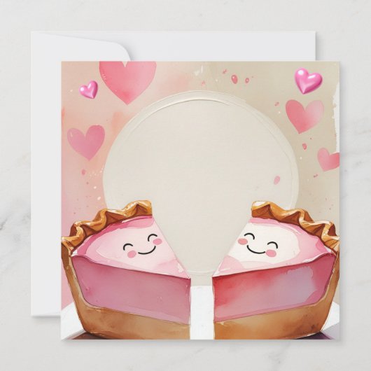 Twee zoete erwten in een taart! - Twin Baby Girl S Bedankkaart (Achterkant)