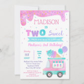 Twee zoete ijsjes voor de tweede verjaardag van de kaart (Voorkant)