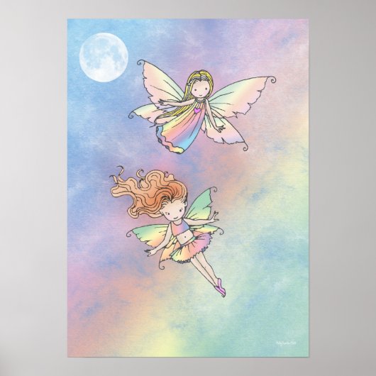 Twee zoete kleine pixieposter poster (Voorkant)