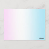 Twee zoete kleurrijke ijs Sprinkle 2de verjaardag Briefkaart (Achterkant)