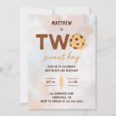 Twee zoete koekjes 2e verjaardag kaart (Voorkant)